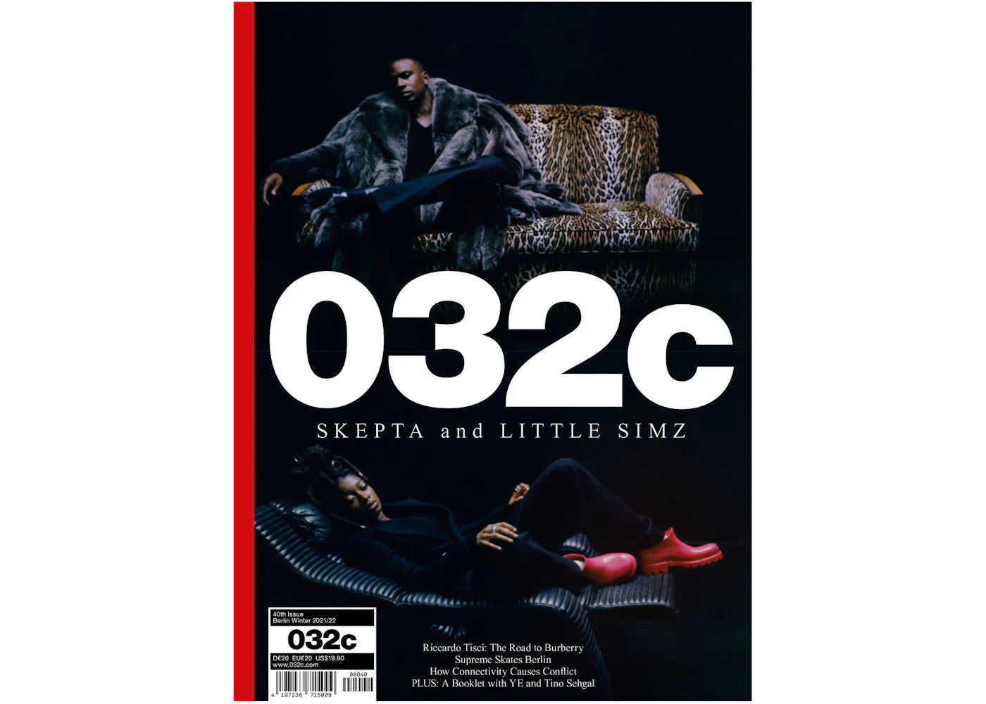 032c SKEPTA and LITTLE SIMZ Cover with Kanye West Ye Booklet Magazine
