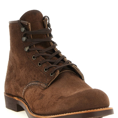 Red Wing Shoes Blacksmith Lace-up Ankle Boots