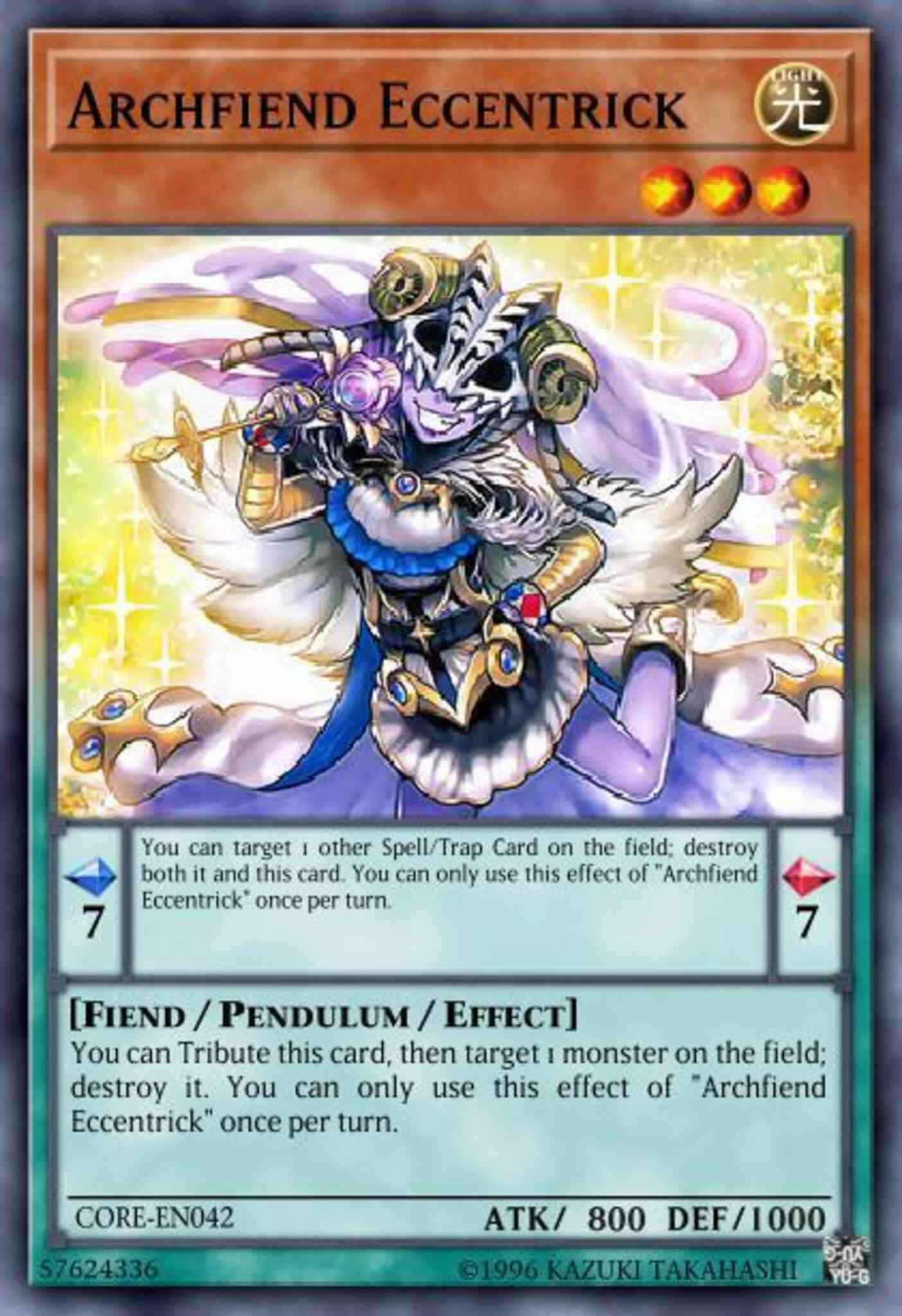 Archfiend Eccentrick - YS16-EN015 - Common - 1st Edition