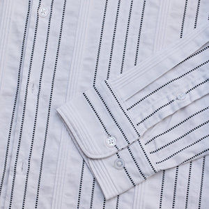 White Stripes Slim Fit Shirt