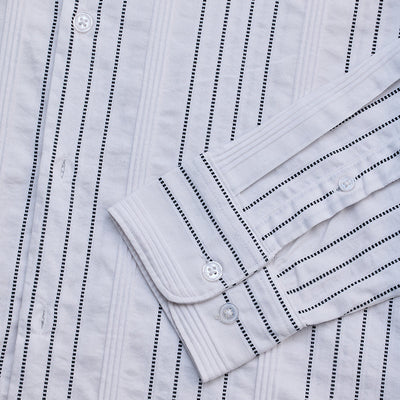 White Stripes Slim Fit Shirt