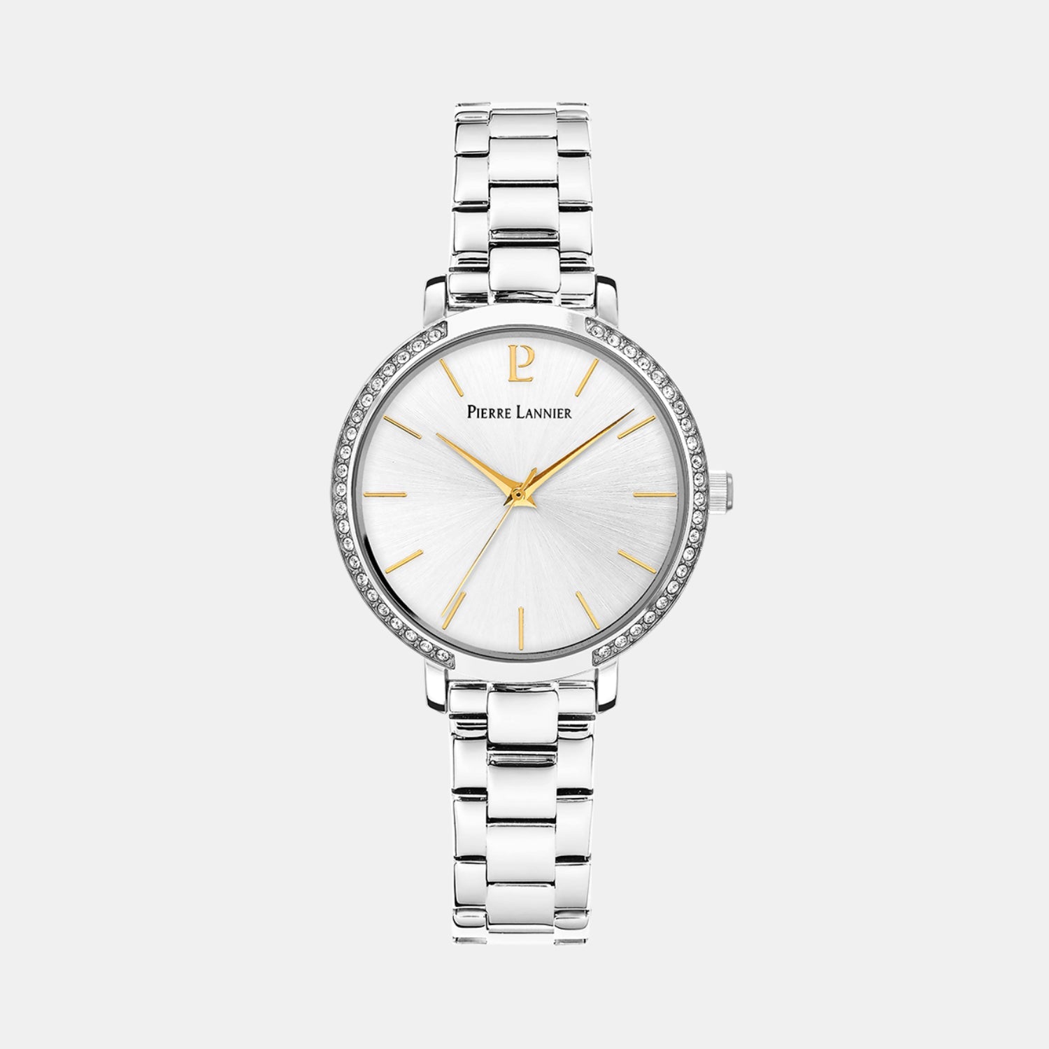 Chouquette Women Quartz Silver Dial Analog Stainless Steel Watch 036P621