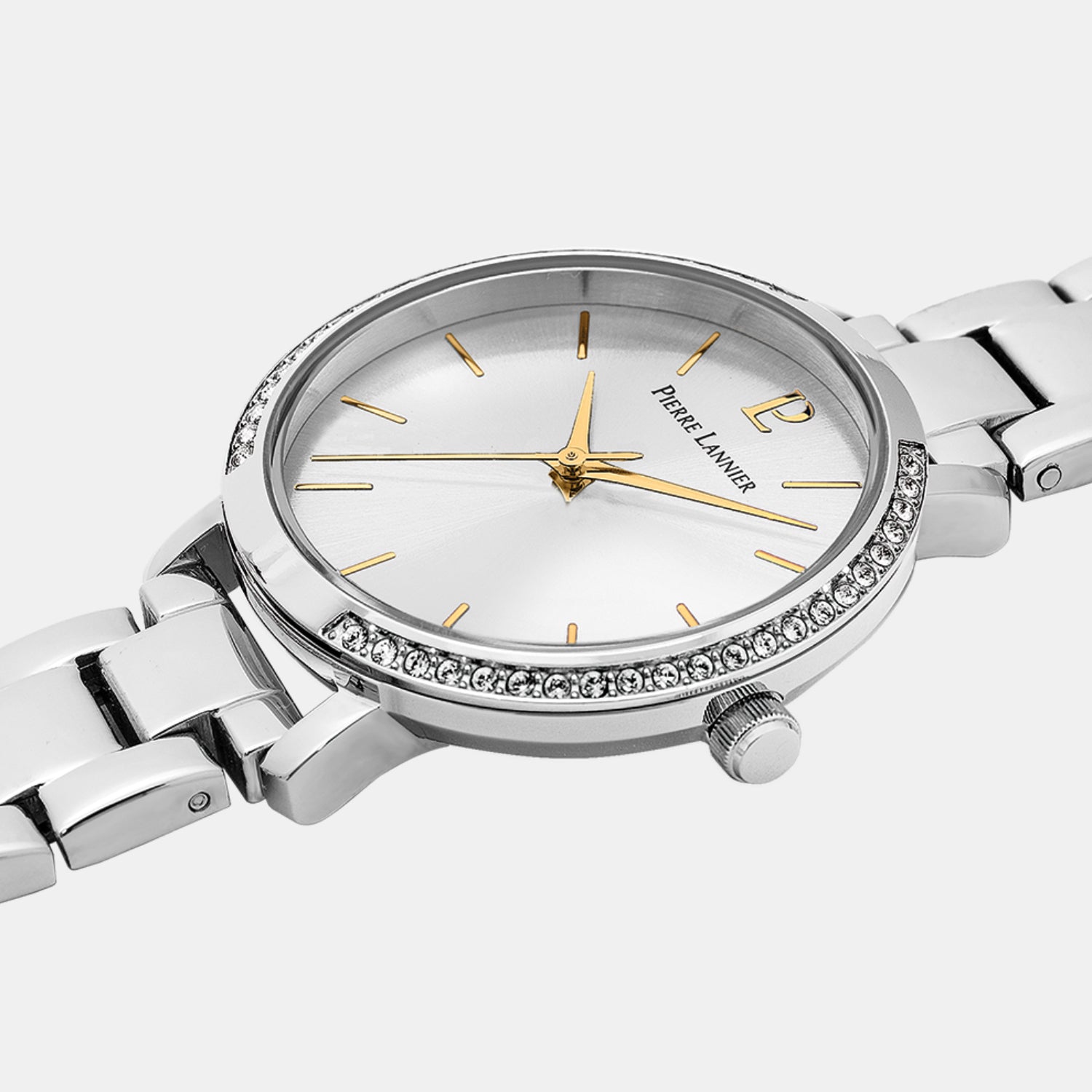 Chouquette Women Quartz Silver Dial Analog Stainless Steel Watch 036P621