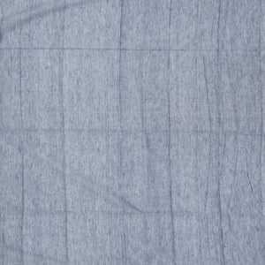 Grey Handloom Bengal Cotton Saree With Flower Buttas