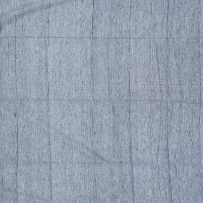 Grey Handloom Bengal Cotton Saree With Flower Buttas