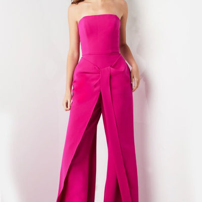 Jovani 03828 Long Wide Leg Evening Formal Jumpsuit