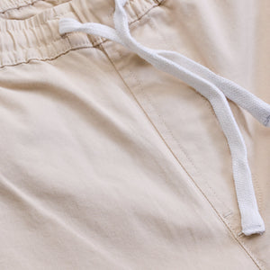 Beige Slim Fit Cargo Pants