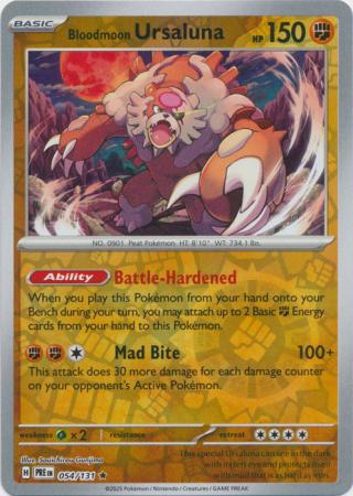 Bloodmoon Ursaluna - 054/131 - Rare [sv085-054] [Reverse Holo]
