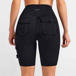Active Cargo Shorts - Black