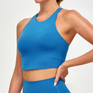 Padded Athletic Tank - Blue