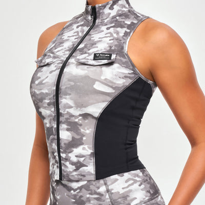 Army Abs Tank - Tie Dye Camo
