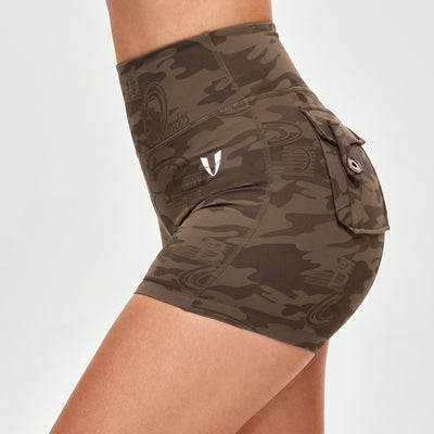 Cargo Short Shorts - Brown Camo