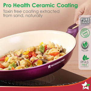 Bellagio Fry Pan | 20 cm | 1.1 L | Non-Stick Ceramic Coatining| Non-Toxic| by blacktree