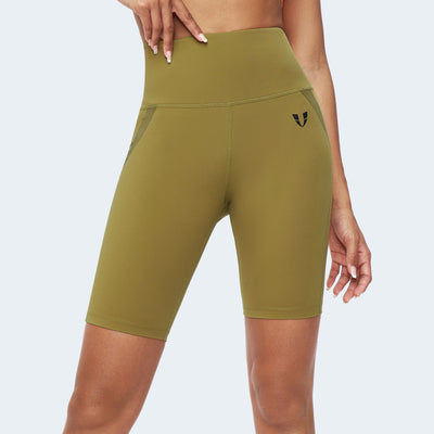 Power Cycling Shorts - Moss Green