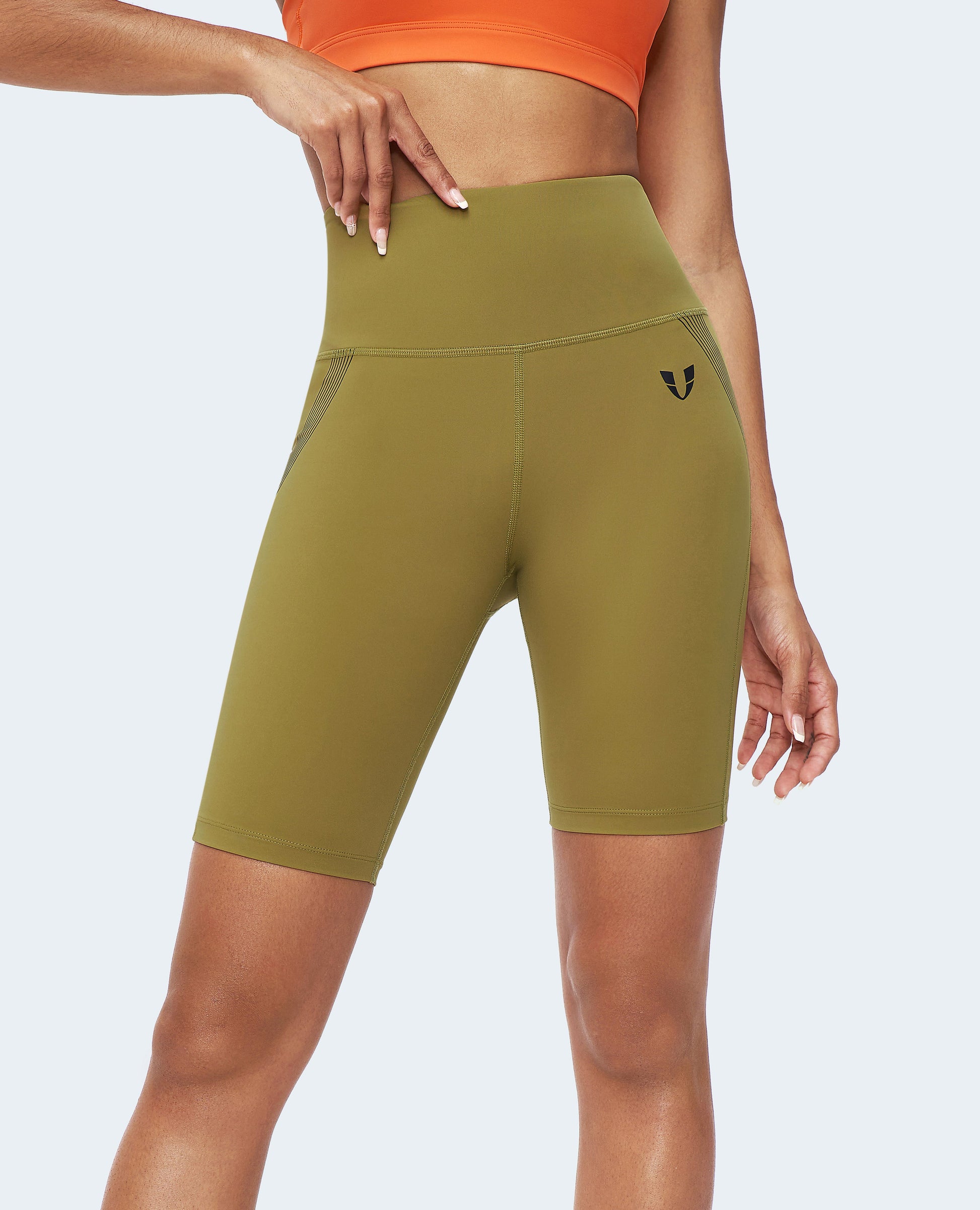 Power Cycling Shorts - Moss Green