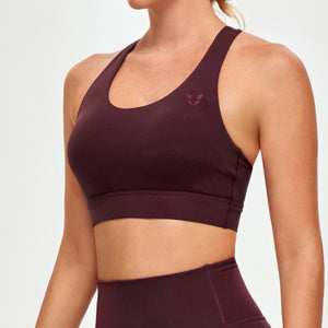 Energy Sports Bra - Wine Red