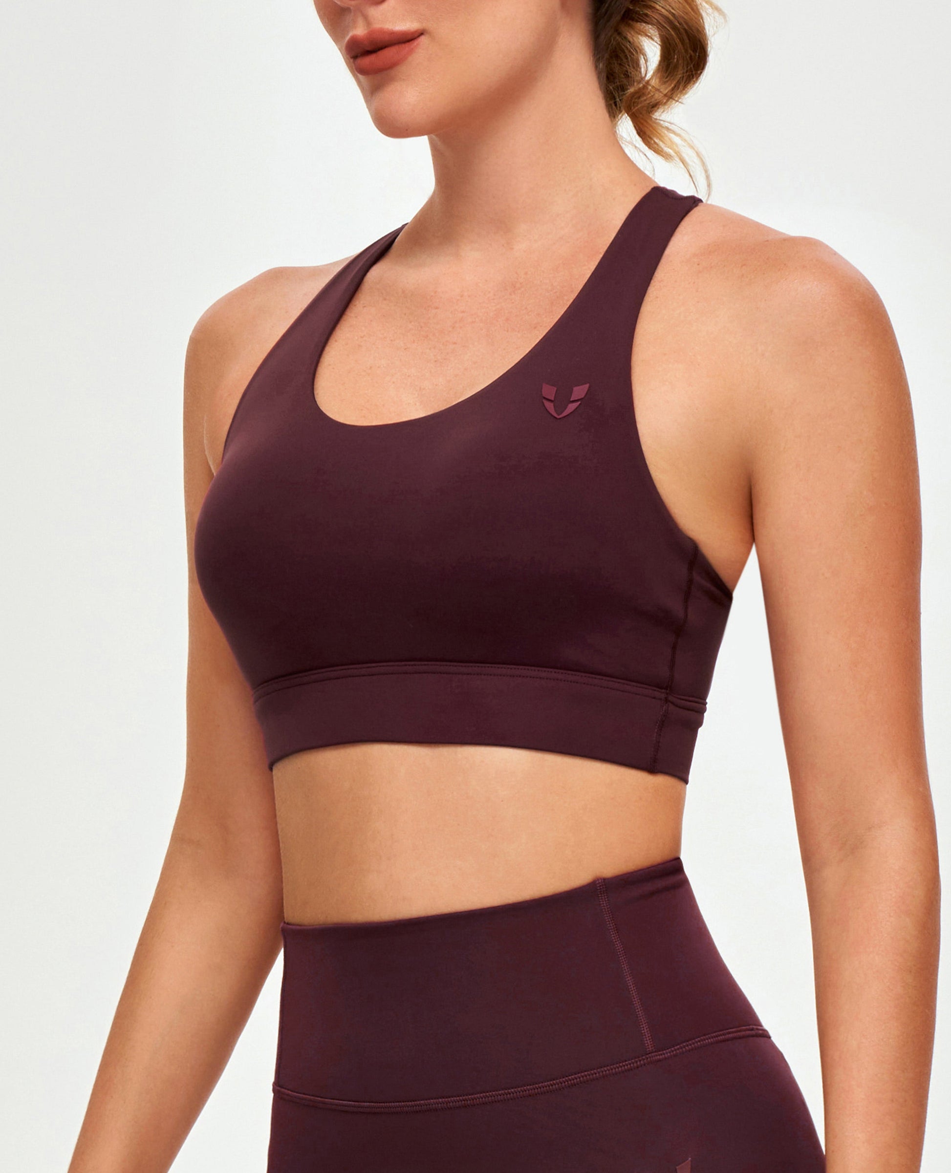 Energy Sports Bra - Wine Red