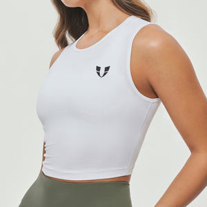 Seamless Athletic Tank - White