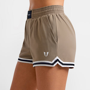 Firmabs Vivid Flow Shorts - Brown beige