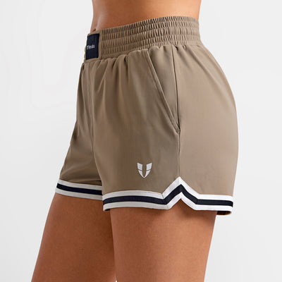 Firmabs Vivid Flow Shorts - Brown beige
