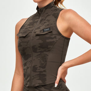 Army Abs Tank - Brown Camo