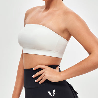Strapless Sports Bra - White