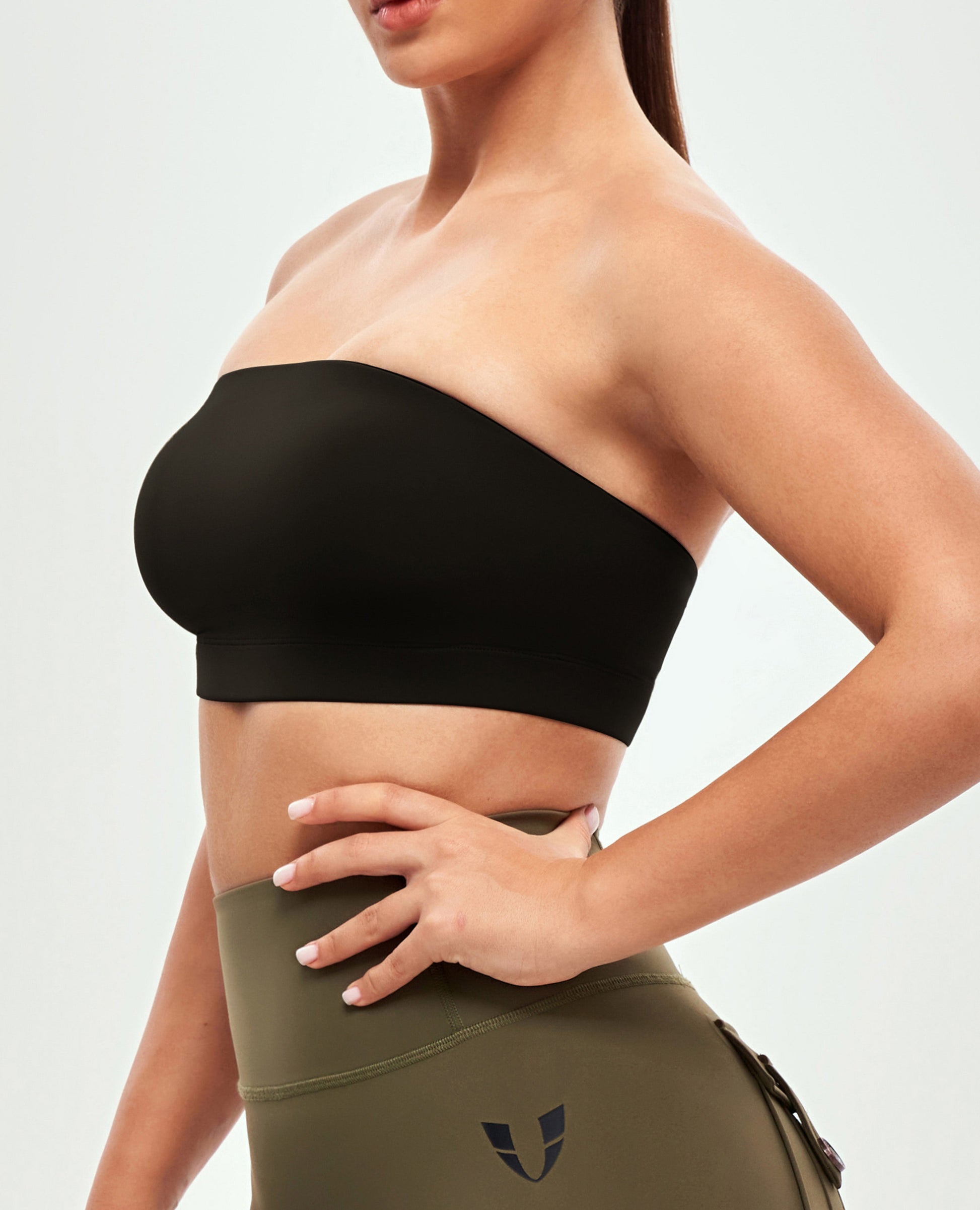 Strapless Sports Bra - Black