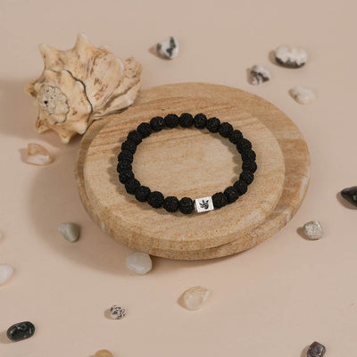 Black Rudraksha Beads Bracelet