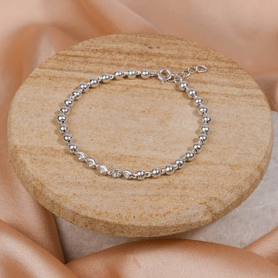 Silver Single Line Bracelet for Women