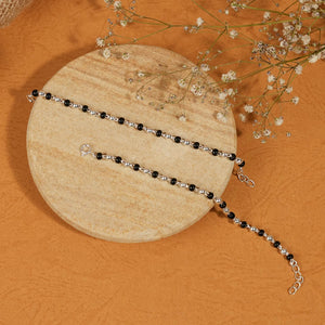 Authentic Black and Silver Beads Nazariya for Kids