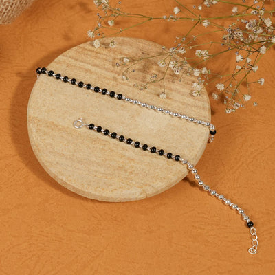 Best Black and Silver Beads Nazariya for Kids