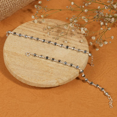 Real Silver Beads Nazariya for Kids