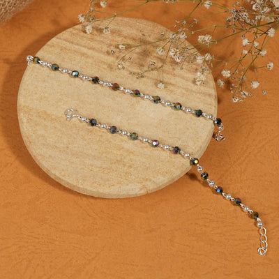 Multicolor Silver Beads Nazariya for Kids