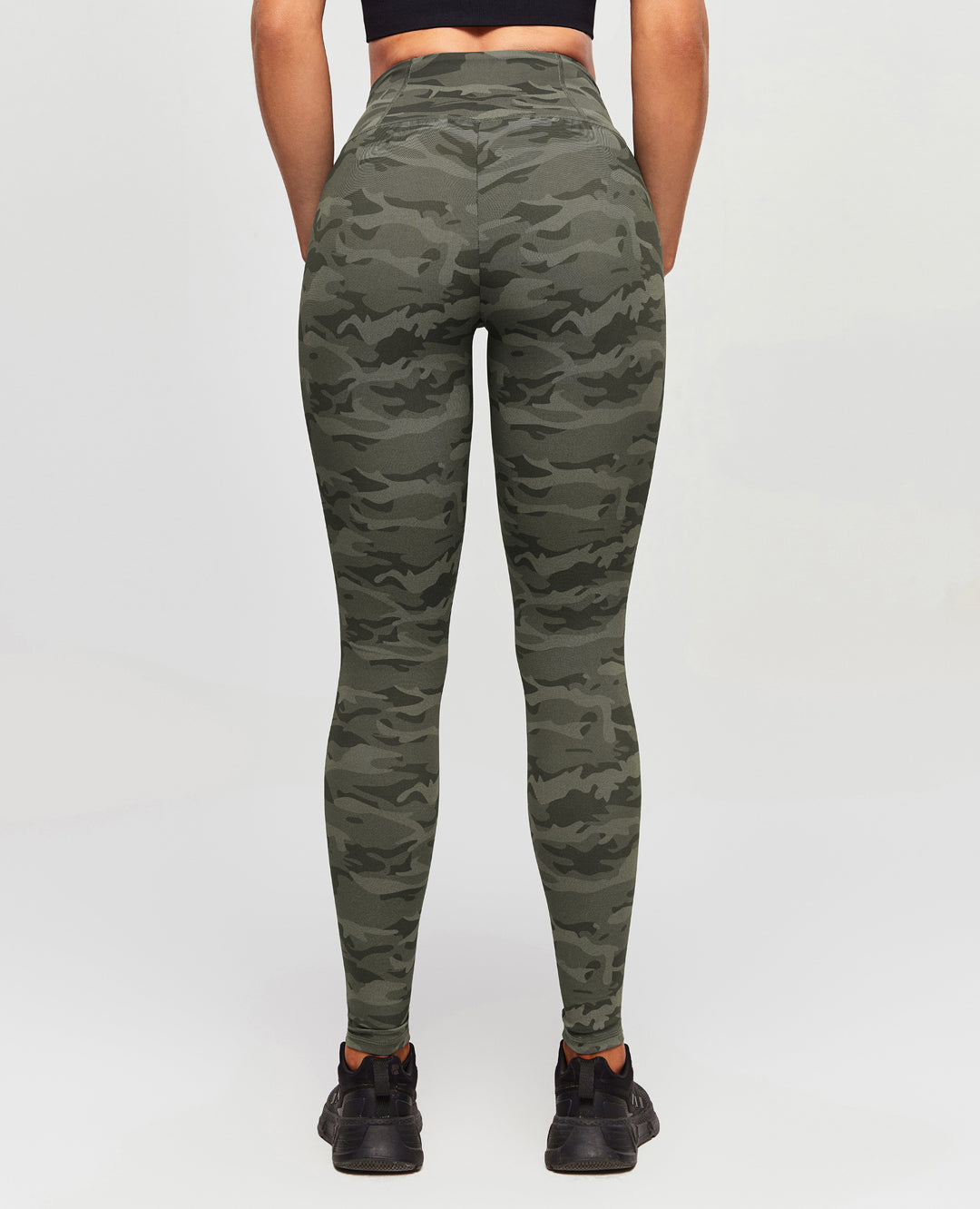 Scrunch Butt Leggings - Moss Green Camo