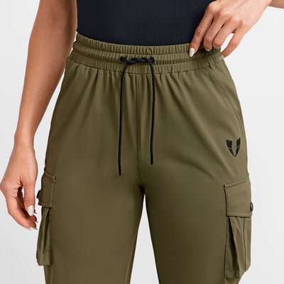 Cargo Pocket Joggers - Rock Gray Green