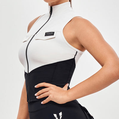 Army Abs Tank - Black and White