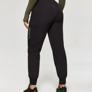 Moto Active Ankle Pants - Black