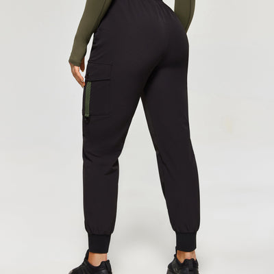 Moto Active Ankle Pants - Black