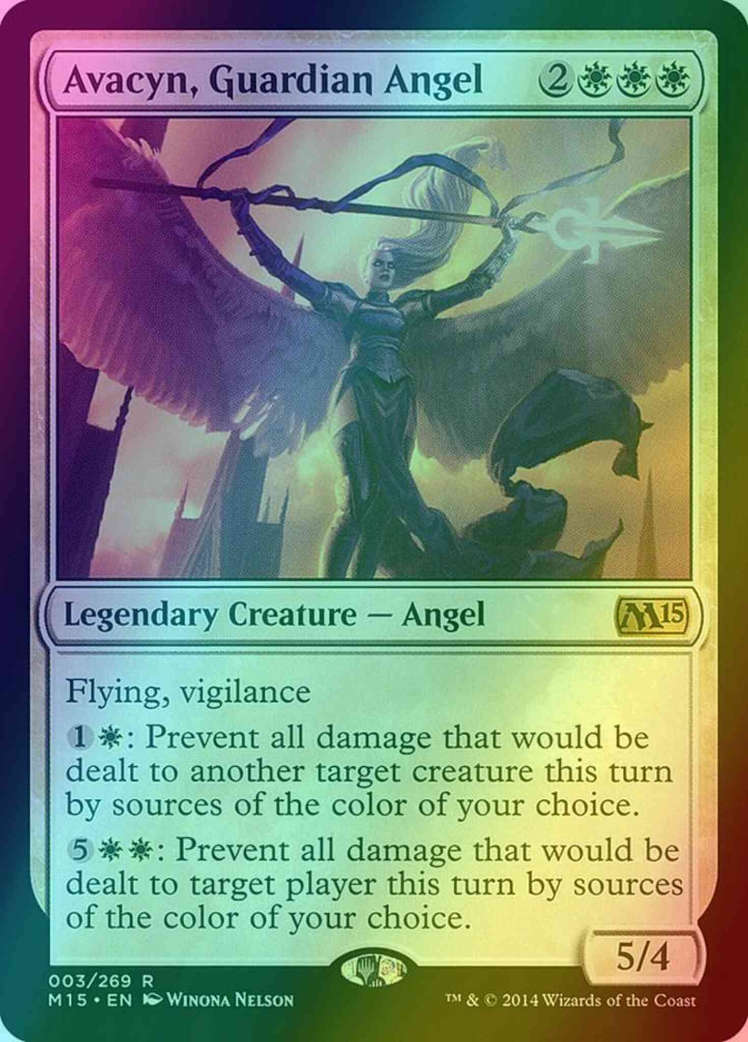 Avacyn, Guardian Angel [3] [Magic 2015] [Foil]
