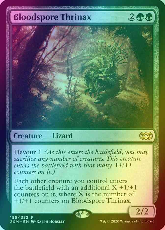 Bloodspore Thrinax [155] [Double Masters] [Foil]