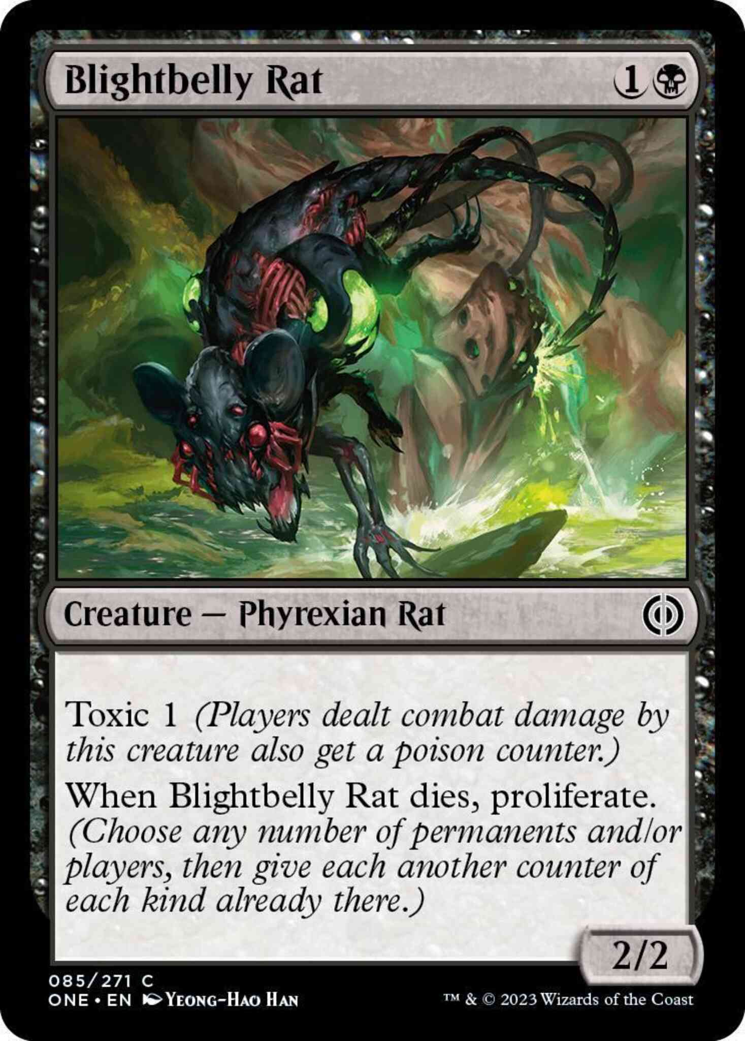 Blightbelly Rat [85] [Phyrexia: All Will Be One] [Non-Foil]