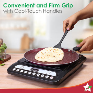 Bandhan Non-stick Cookware 3 Pcs.Set | Dosa Tawa,Kadhai by black tree