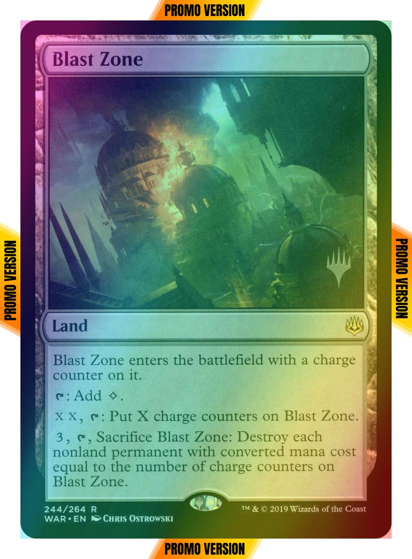 Blast Zone [Promo Pack] [244p] [War of the Spark Promos] [Foil]