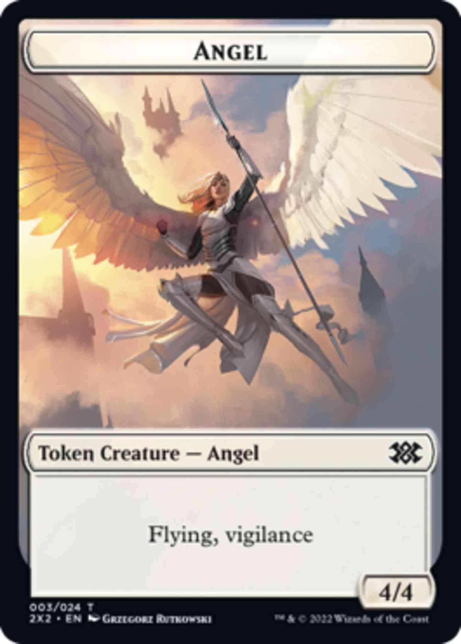 Angel Token (03) // Drake Token (10) [Double Masters 2022: Tokens] [Non-Foil]