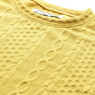 Men's Green Oversized Self Design Sweatshirt