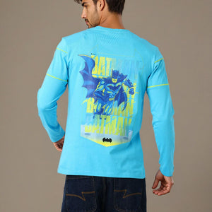Men's Batman Printed Slim Fit T-shirt