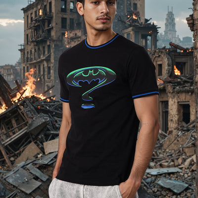 Men's Batman Printed Slim Fit T-shirt