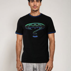 Men's Batman Printed Slim Fit T-shirt