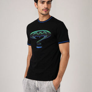 Men's Batman Printed Slim Fit T-shirt
