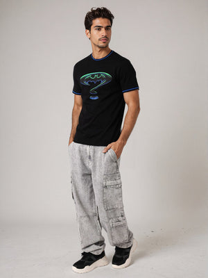 Men's Batman Printed Slim Fit T-shirt